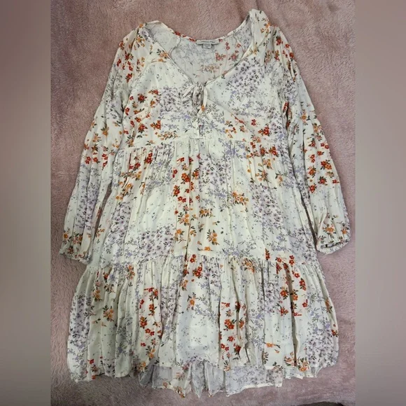 🟡🟡American Eagle Outfitters Flowy Dress - Picture 1 of 5
